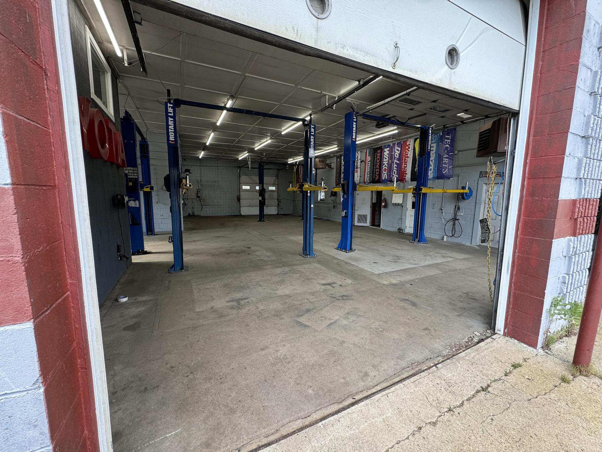 Auto shop — before (exterior view)