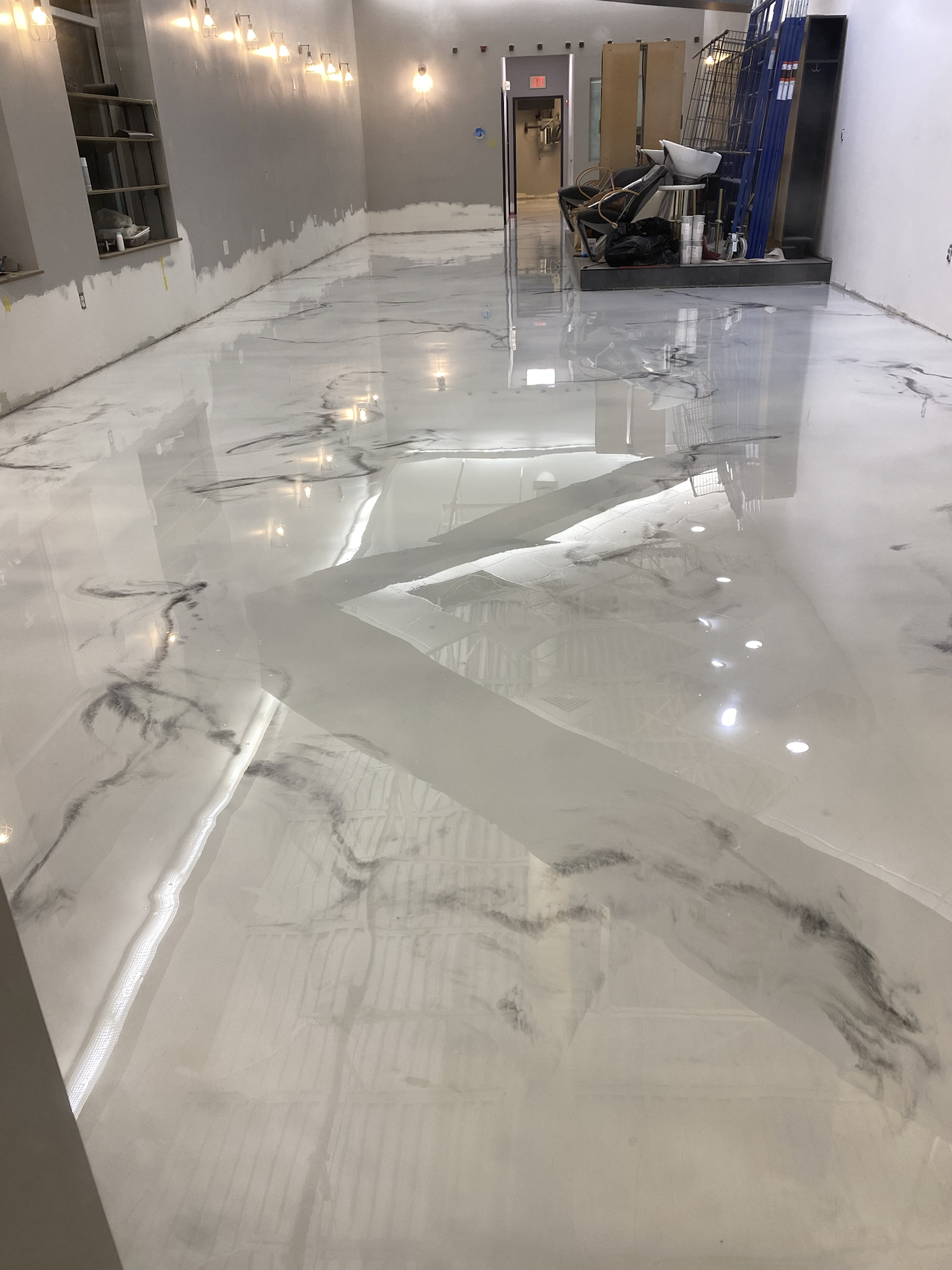 Epoxy flooring project portfolio gallery